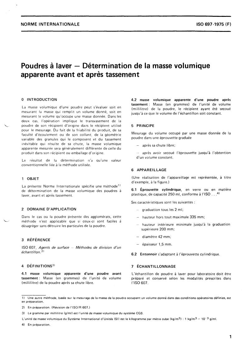 ISO 697:1975 - Title missing - Legacy paper document
Released:1/1/1975