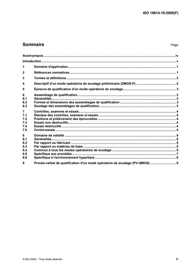 ISO 15614-10:2005 - Descriptif et qualification d'un mode opératoire de soudage pour les matériaux métalliques -- Epreuve de qualification d'un mode opératoire de soudage