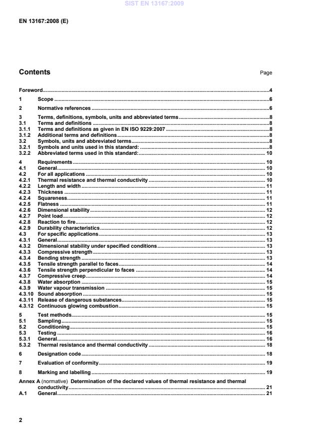 EN 13167:2008 EN 13167:2009 - Page 4 preview