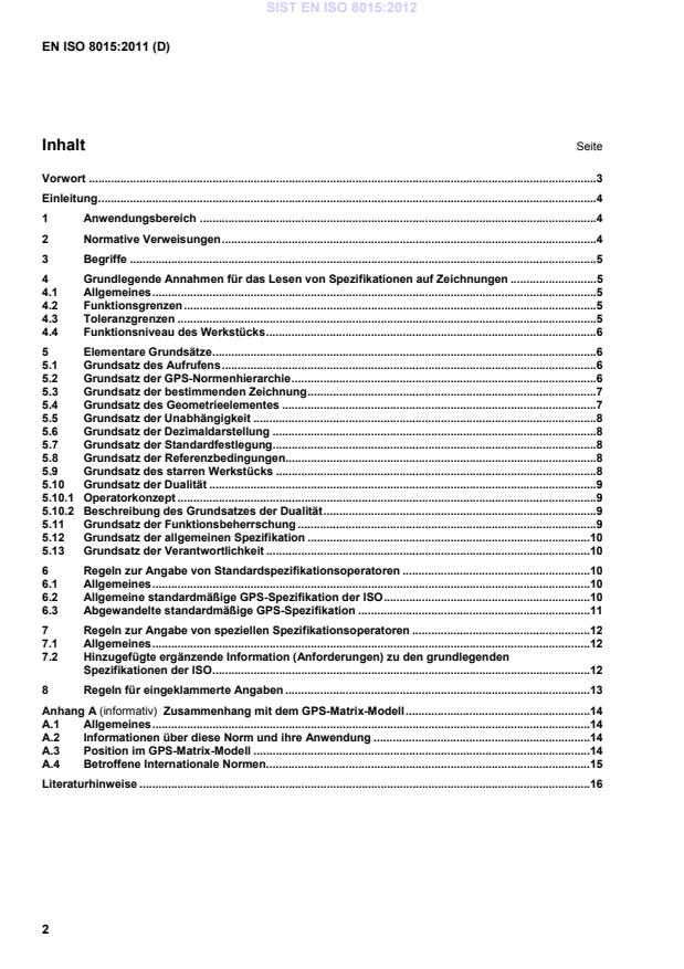 EN ISO 8015:2011 EN ISO 8015:2012 (DE) - Page 4 preview