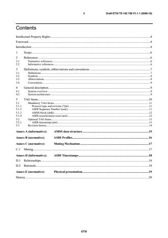 ETSI TS 102 759 V1.1.1 (2008-10) - Digital Radio Mondiale (DRM); AMSS Distribution Interface (ASDI)