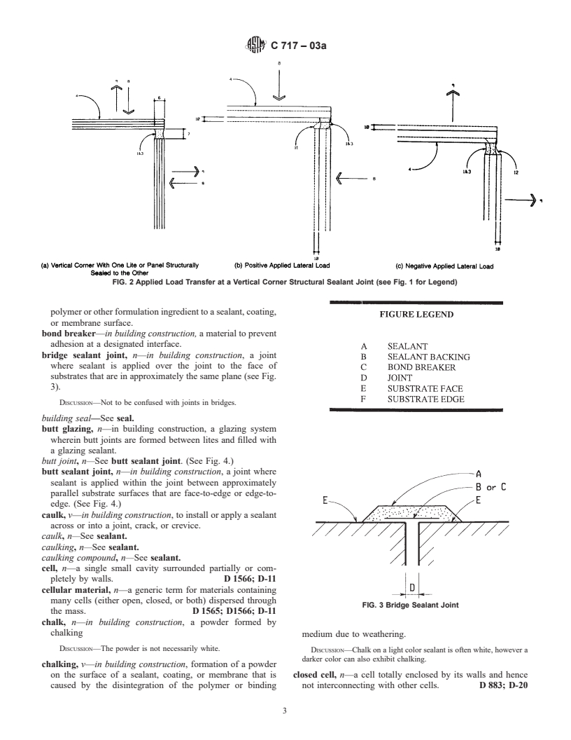 ASTM C717-03a - Standard Terminology of Building Seals and Sealants