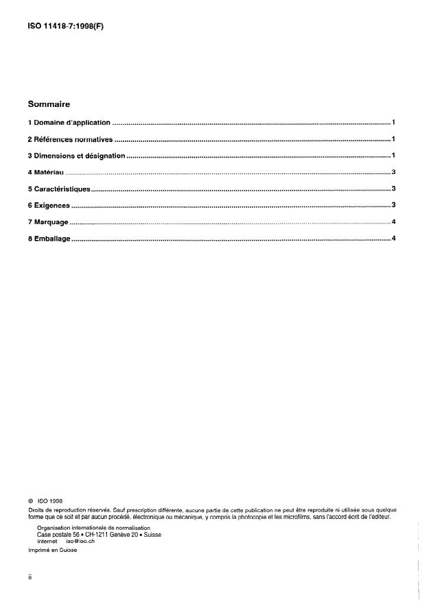 ISO 11418-7:1998 ISO 11418-7:1998 - Récipients et accessoires pour préparations pharmaceutiques - Page 2 preview