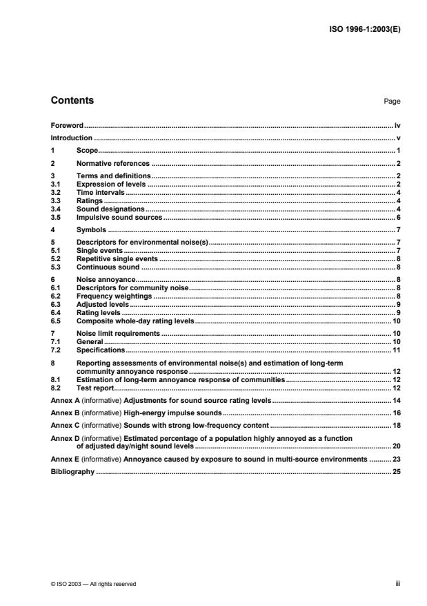 ISO 1996-1:2003 - Acoustics -- Description, measurement and assessment of environmental noise
