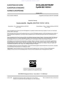 k FprEN ISO 10318-1:2014 - Page 3 preview