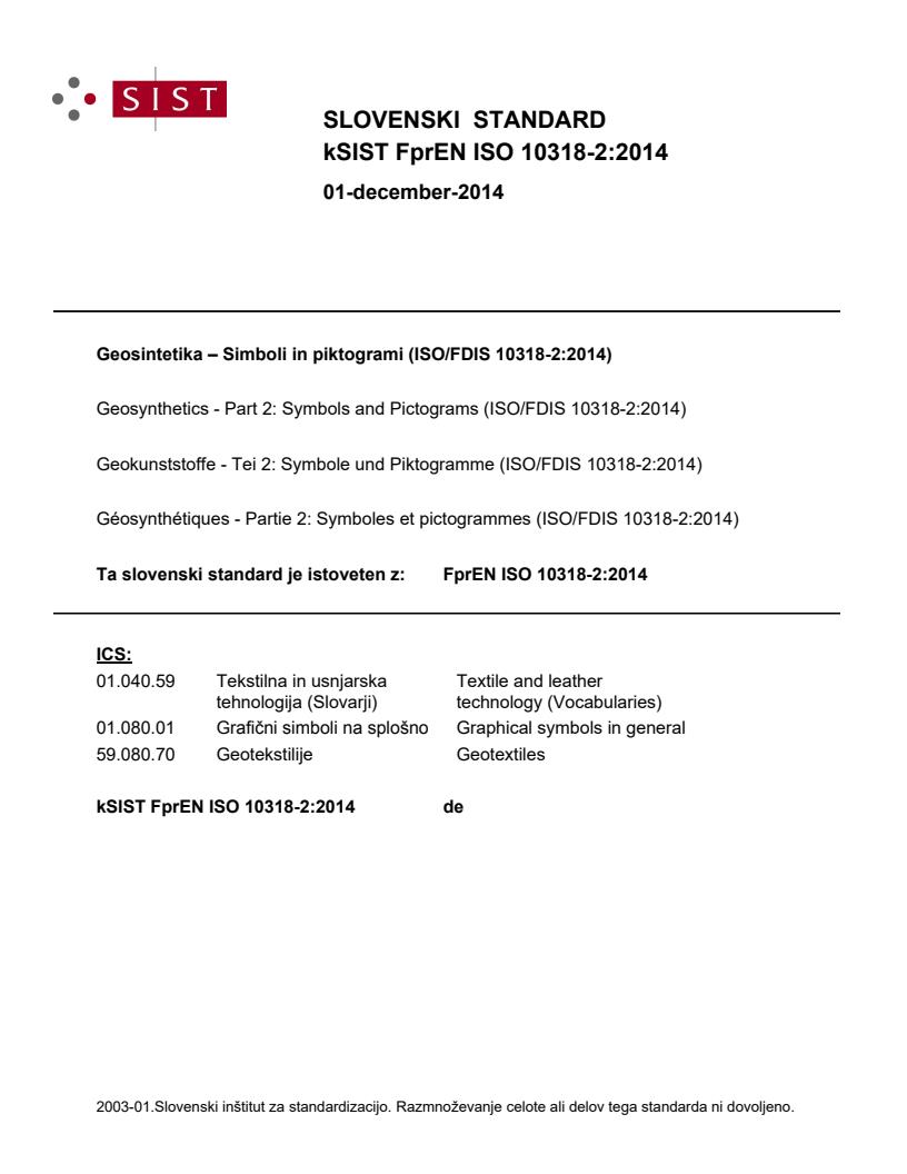 k FprEN ISO 10318-2:2014