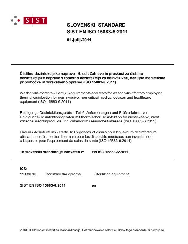 EN ISO 15883-6:2011