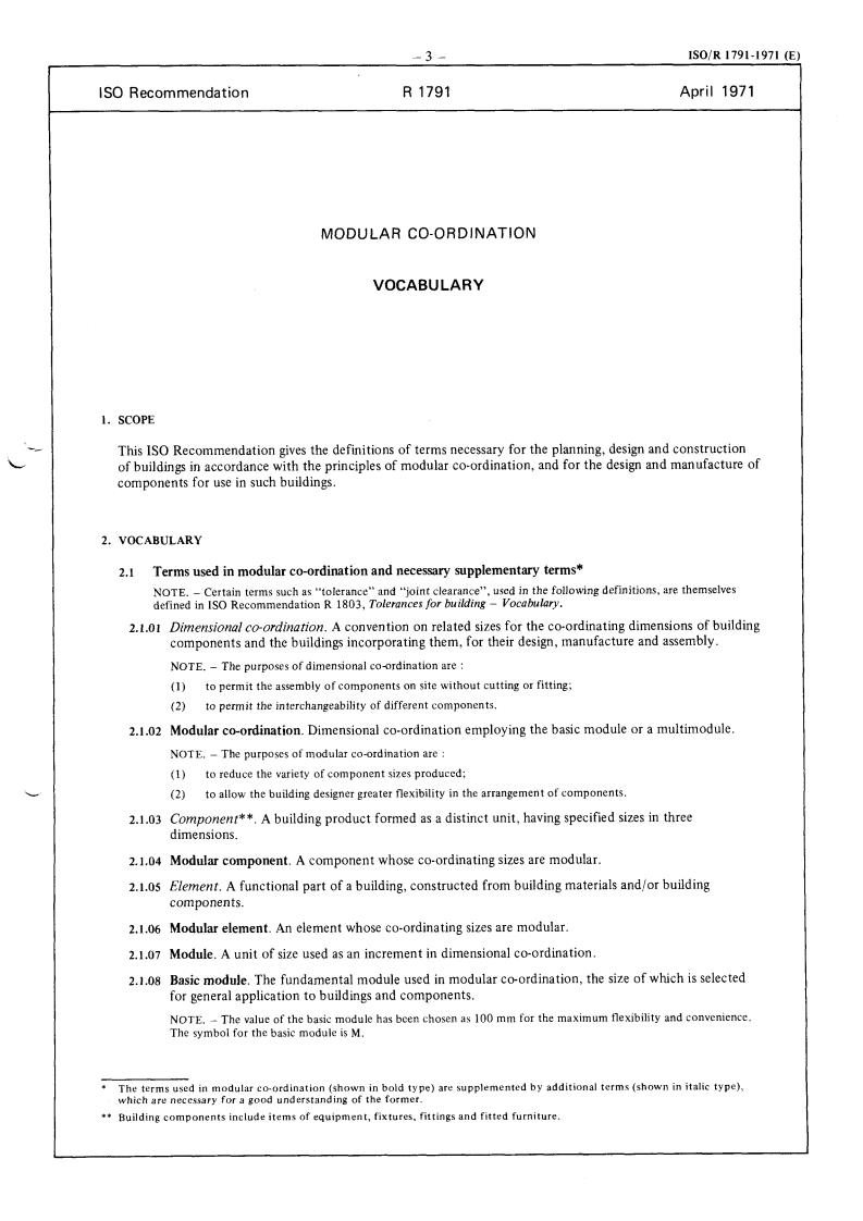 ISO/R 1791:1971 - Title missing - Legacy paper document
Released:1/1/1971