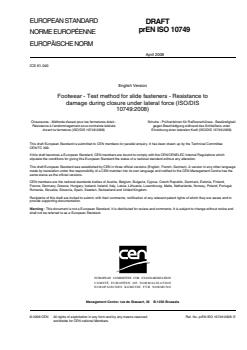 prEN ISO 10749:2008 - Page 3 preview