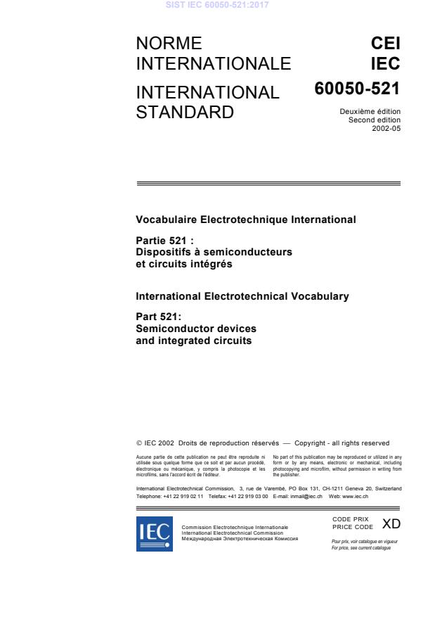 SIST IEC 60050-521:2017