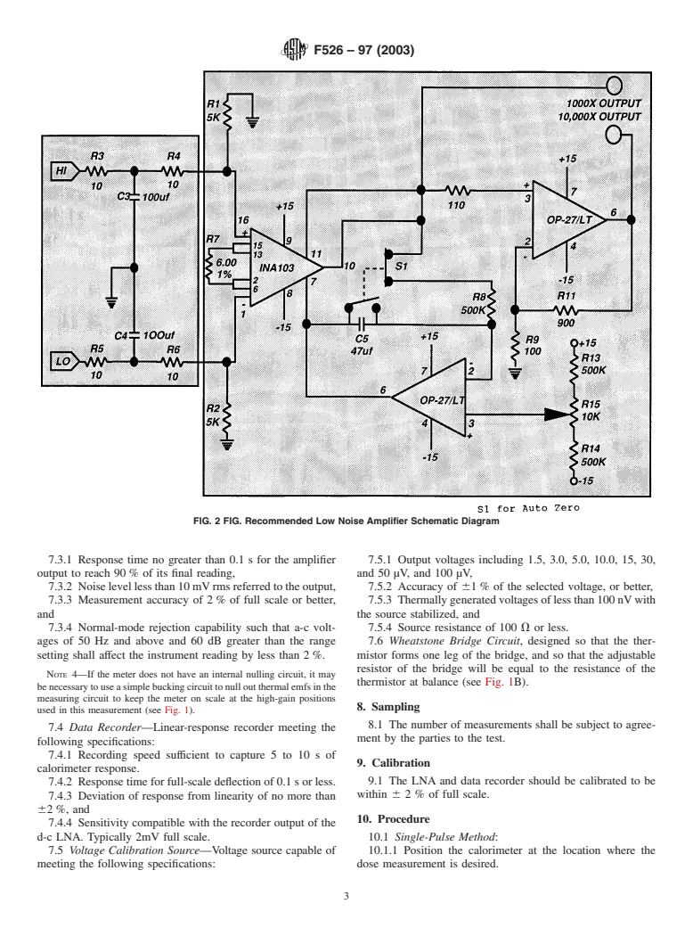 ASTM F526-97(2003) - Standard Test Method for Measuring Dose for Use in Linear Accelerator Pulsed Radiation Effects Tests