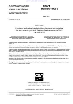 oSIST prEN ISO 10426-2:2010 - Page 3 preview