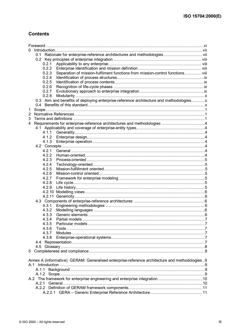 ISO 15704:2000 - Industrial automation systems — Requirements for enterprise-reference architectures and methodologies
Released:5/18/2000