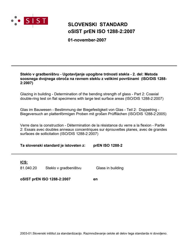 prEN ISO 1288-2:2007