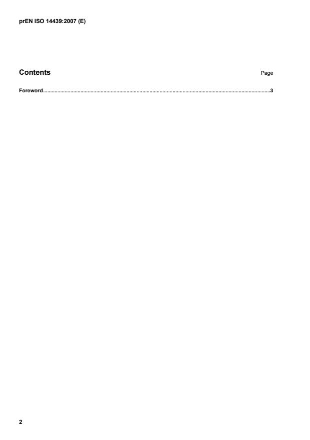 prEN ISO 14439 prEN ISO 14439:2007 - Page 4 preview