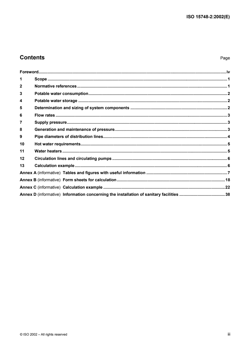 ISO 15748-2:2002 ISO 15748-2:2002 - Ships and marine technology — Potable water supply on ships and marine structures — Part 2: Method of calculation
Released:5/30/2002