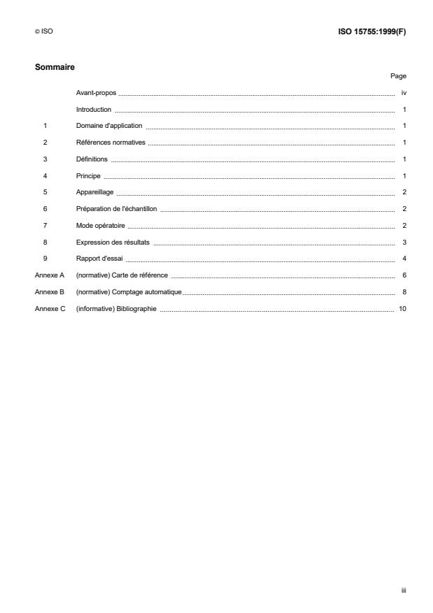 ISO 15755:1999 ISO 15755:1999 - Papiers et cartons -- Estimation des défauts