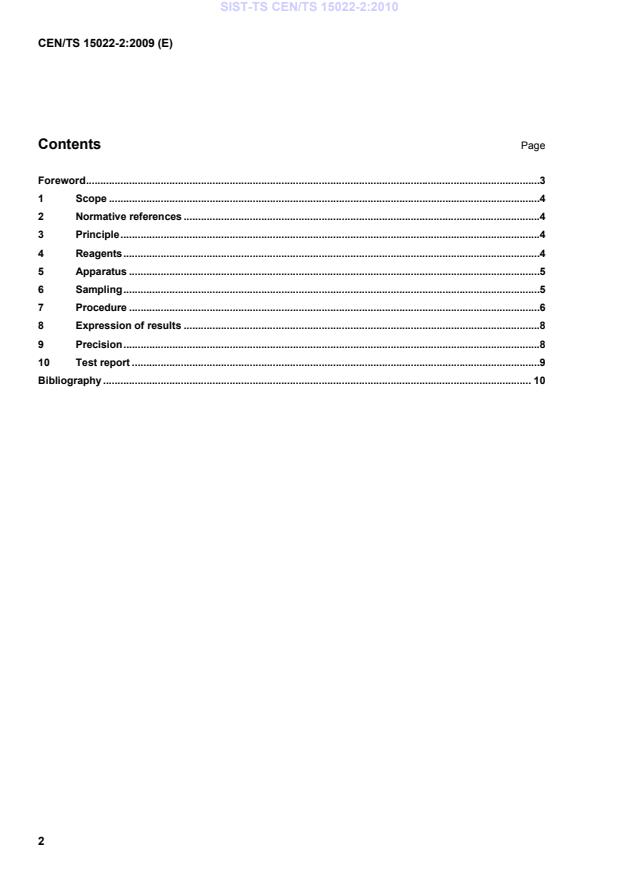 CEN/TS 15022-2:2009 TS CEN/TS 15022-2:2010 - Page 4 preview