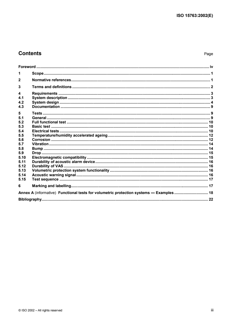 ISO 15763:2002 - Road vehicles — Alarm systems for buses and commercial vehicles of maximum authorized total mass greater than 3,5 t
Released:9/19/2002