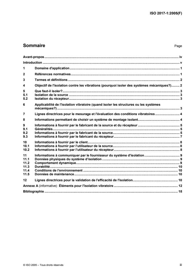 ISO 2017-1:2005 - Vibrations et chocs mécaniques -- Systemes de montage résilients