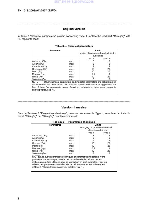 EN 1018:2006/AC:2007 EN 1018:2006/AC:2008 - Page 4 preview