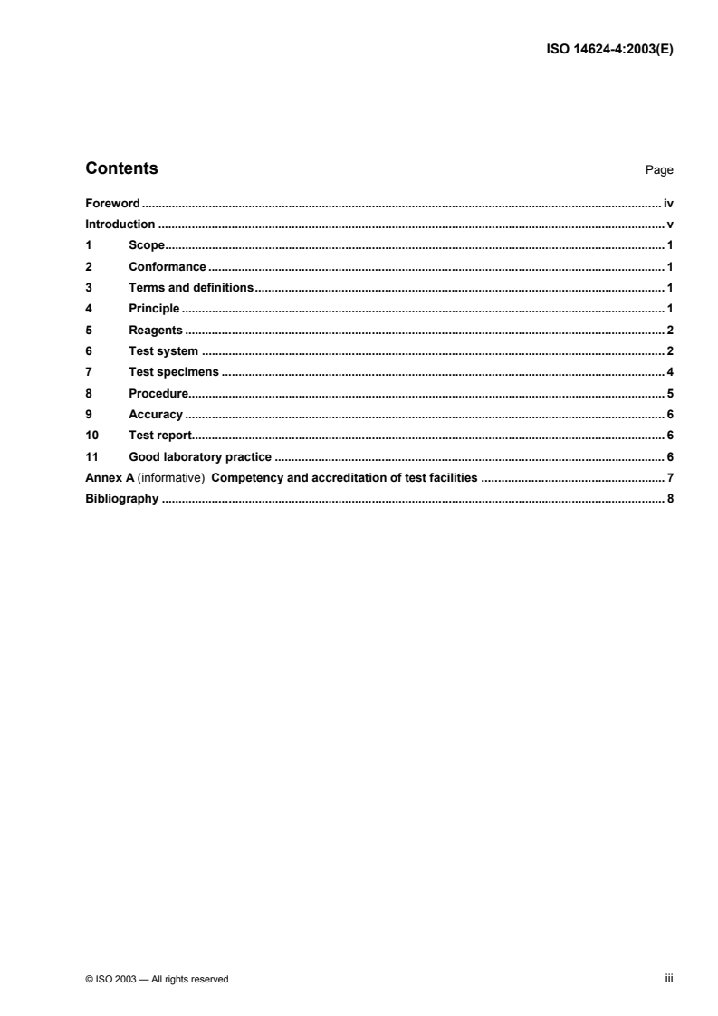 ISO 14624-4:2003 - Space systems — Safety and compatibility of materials — Part 4: Determination of upward flammability of materials in pressurized gaseous oxygen or oxygen-enriched environments
Released:6/11/2003