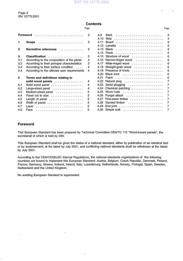 SIST EN 12775:2004 SIST EN 12775:2004 - Page 4 preview