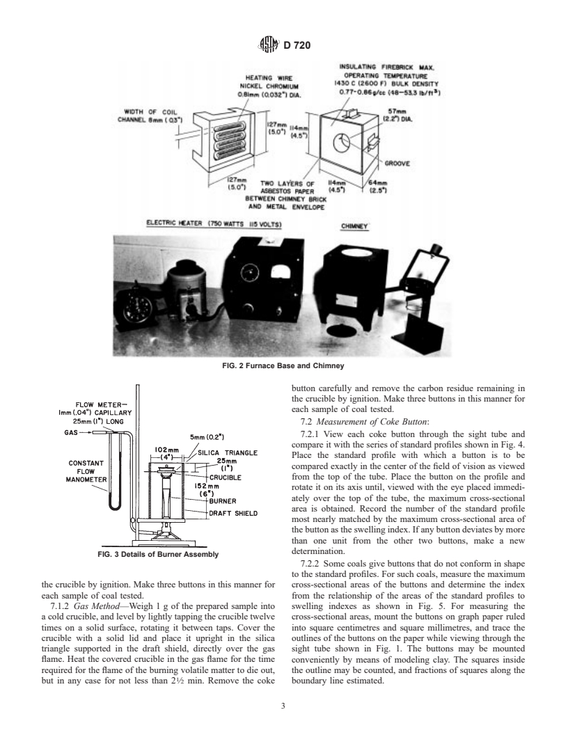 ASTM D720-91(1999) - Standard Test Method for Free-Swelling Index of Coal