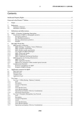 ETSI GS 002 V1.1.1 (2010-06) - Quantum Key Distribution (QKD); Use Cases