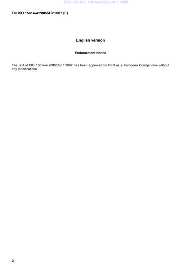 EN ISO 15614-4:2005/AC:2007 EN ISO 15614-4:2005/AC:2008 - Page 4 preview