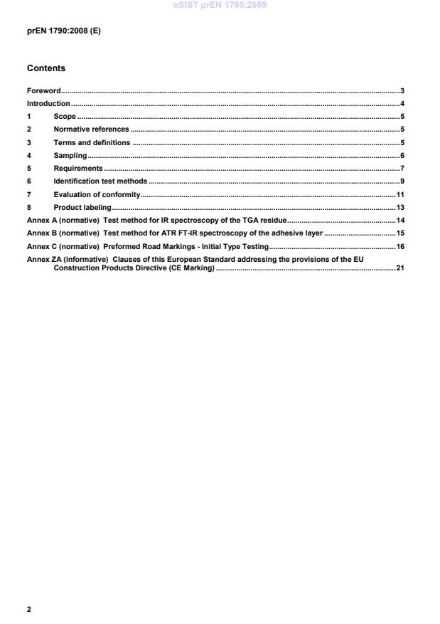 FprEN 1790 prEN 1790:2009 - Page 4 preview