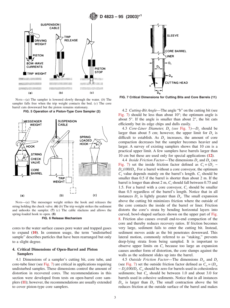 ASTM D4823-95(2003)e1 - Standard Guide for Core Sampling Submerged, Unconsolidated Sediments