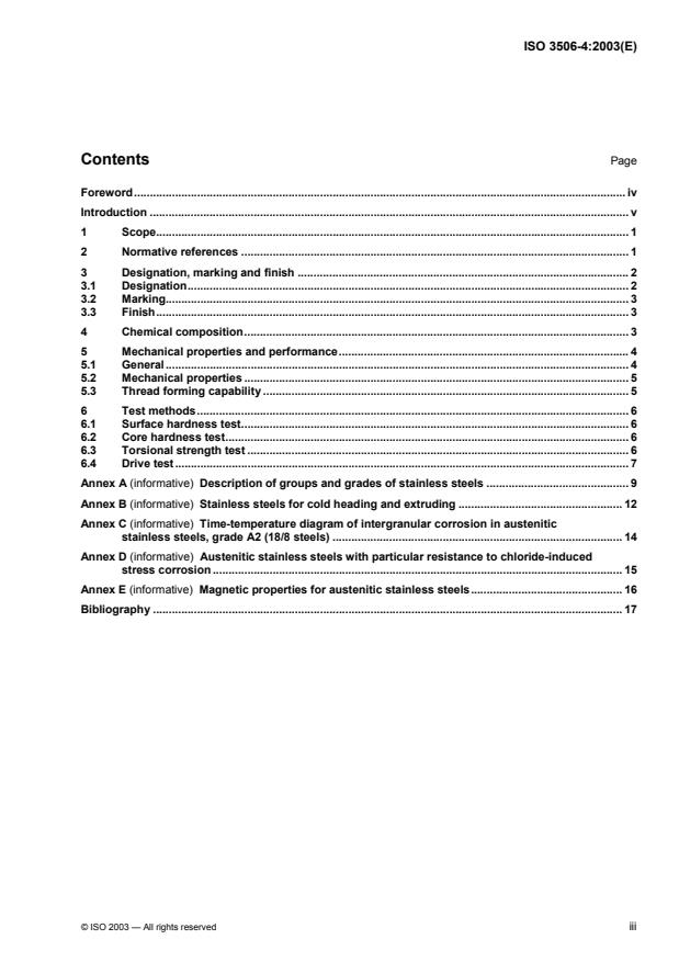 ISO 3506-4:2003 - Mechanical properties of corrosion-resistant stainless-steel fasteners