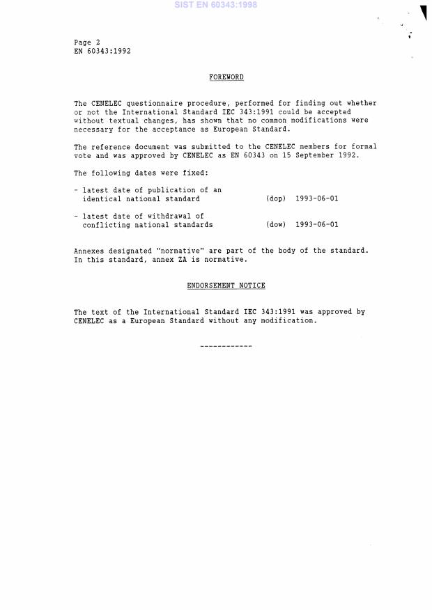 EN 60343:1992 EN 60343:1998 - Page 4 preview
