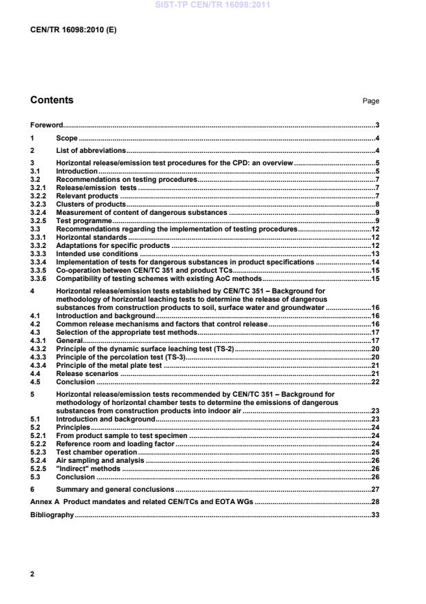 CEN/TR 16098:2010 TP CEN/TR 16098:2011 - BARVE - Page 4 preview
