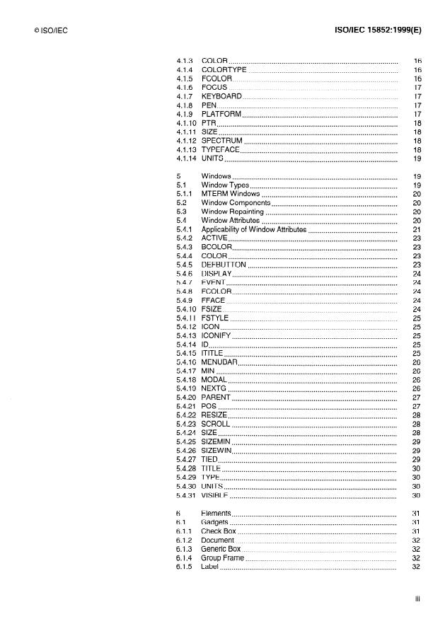 ISO/IEC 15852:1999 - Information technology -- Programming languages -- M Windowing API