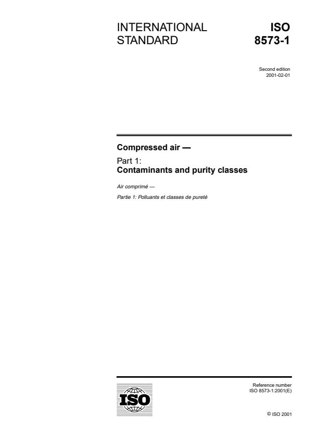 ISO 8573-1:2001 - Compressed air