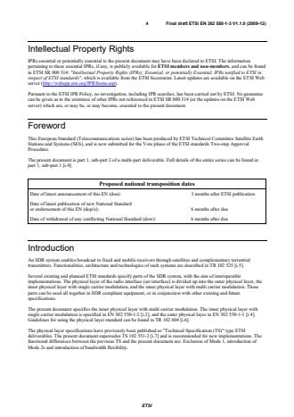 SIST EN 302 550-1-3 V1.1.1:2010 ETSI EN 302 550-1-3 V1.1.0 (2009-12) - Satellite Earth Stations and Systems (SES); Satellite Digital Radio (SDR) Systems; Part 1: Physical Layer of the Radio Interface; Sub-part 3: Inner Physical Layer Multi Carrier Modulation - Page 4 preview