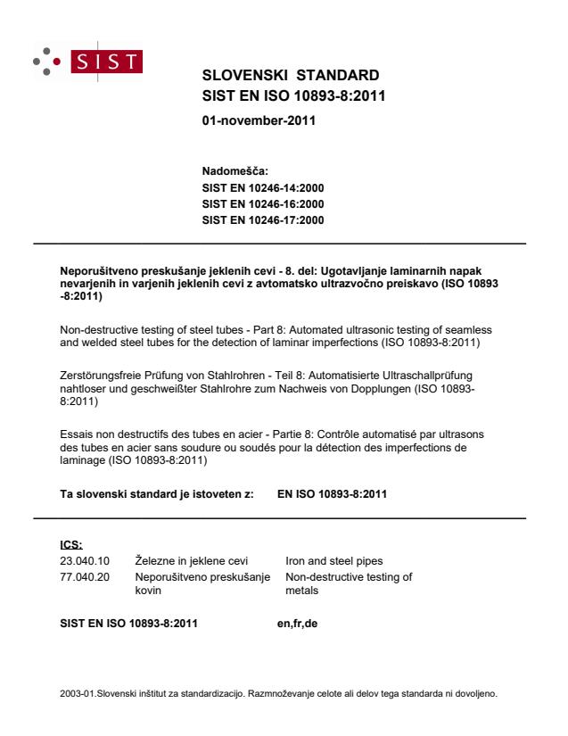 EN ISO 10893-8:2011