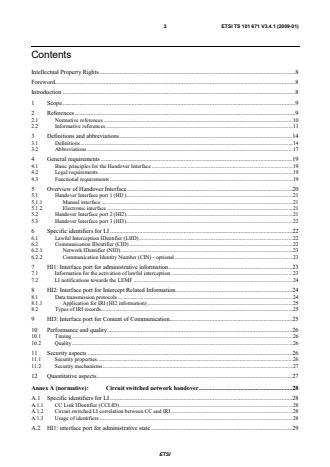 ETSI TS 101 671 V3.4.1 (2009-01) - Lawful Interception (LI); Handover interface for the lawful interception of telecommunications traffic
