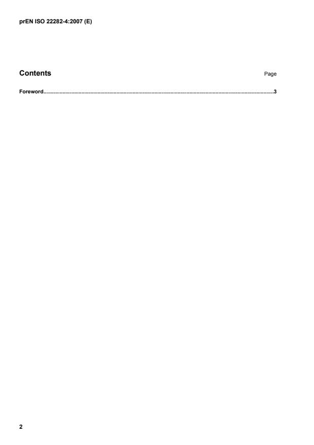 prEN ISO 22282-4 prEN ISO 22282-4:2008 - Page 4 preview