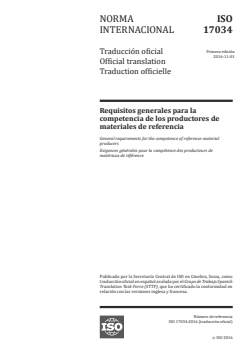 ISO 17034:2016 - General requirements for the competence of reference material producers
Released:30. 05. 2017 - Page 1 preview