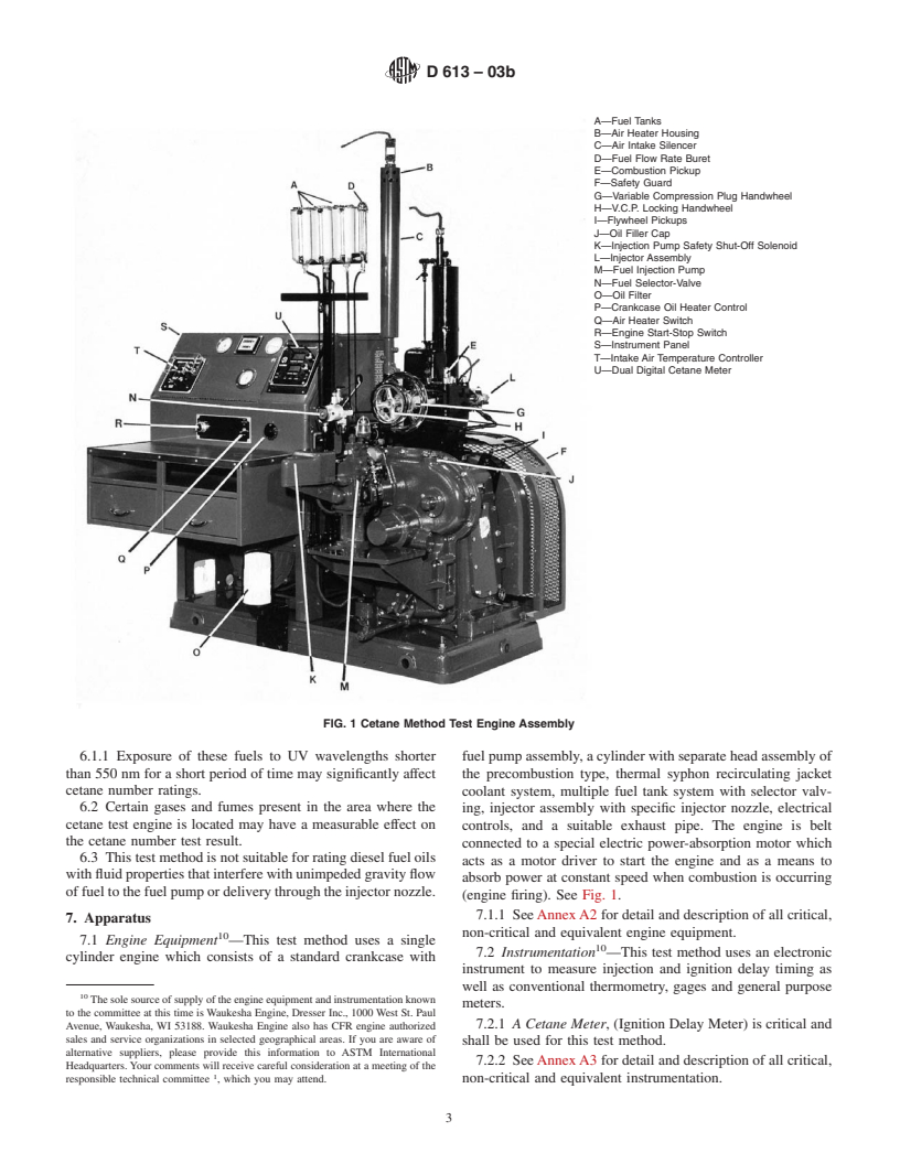 ASTM D613-03b - Standard Test Method for Cetane Number of Diesel Fuel Oil