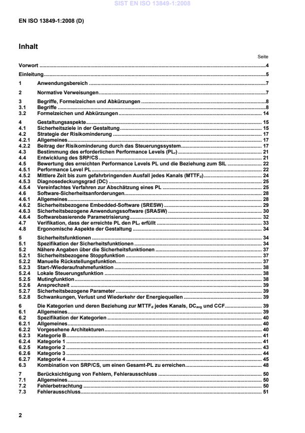 EN ISO 13849-1:2008 EN ISO 13849-1:2008 (DE) - Page 4 preview