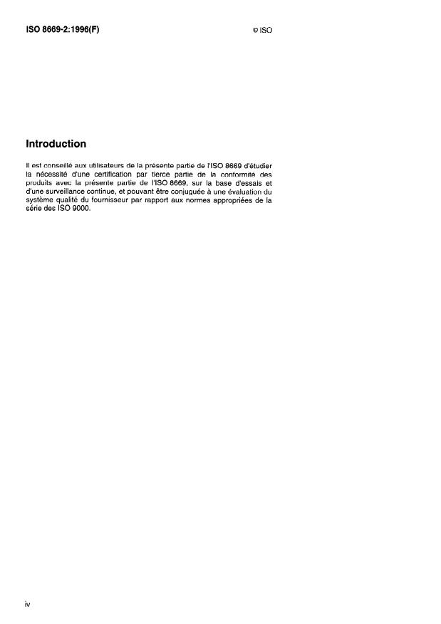 ISO 8669-2:1996 ISO 8669-2:1996 - Poches de recueil d'urine - Page 4 preview