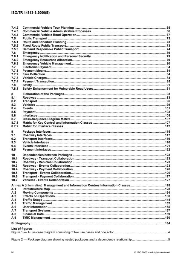 ISO/TR 14813-3:2000 ISO/TR 14813-3:2000 - Transport information and control systems -- Reference model architecture(s) for the TICS sector - Page 4 preview