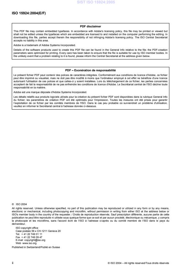 ISO 15924:2004 ISO 15924:2005 - Page 4 preview