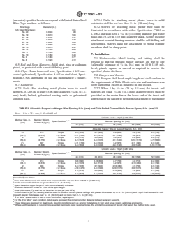 ASTM C1063-03 - Standard Specification for Installation of Lathing and Furring to Receive Interior and Exterior Portland Cement-Based Plaster