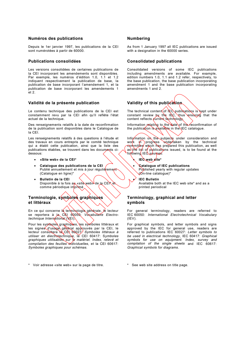IEC 60335-2-71:1993 IEC 60335-2-71:1993+AMD1:1996+AMD2:1999 CSV - Safety of household and similar electrical appliances - Part 2-71: Particular requirements for electrical heating appliances for breeding and rearing animals
Released:6/4/1999
Isbn:283184780X - Page 2 preview