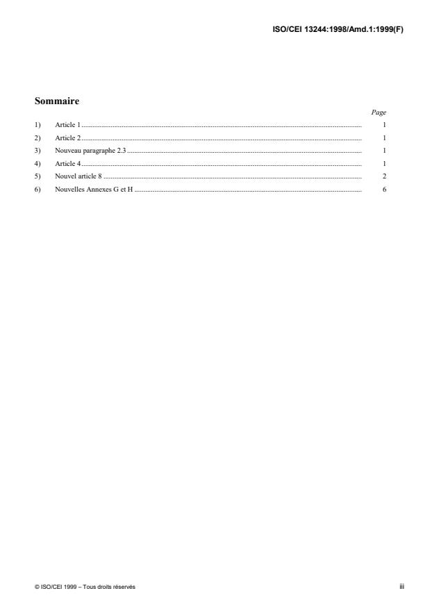 ISO/IEC 13244:1998/Amd 1:1999 - Prise en charge de l'architecture ODMA par l'architecture CORBA